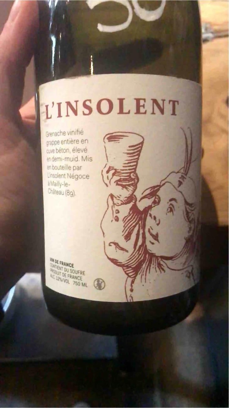 L'Insolent - Chai L'insolent - François Ecot 