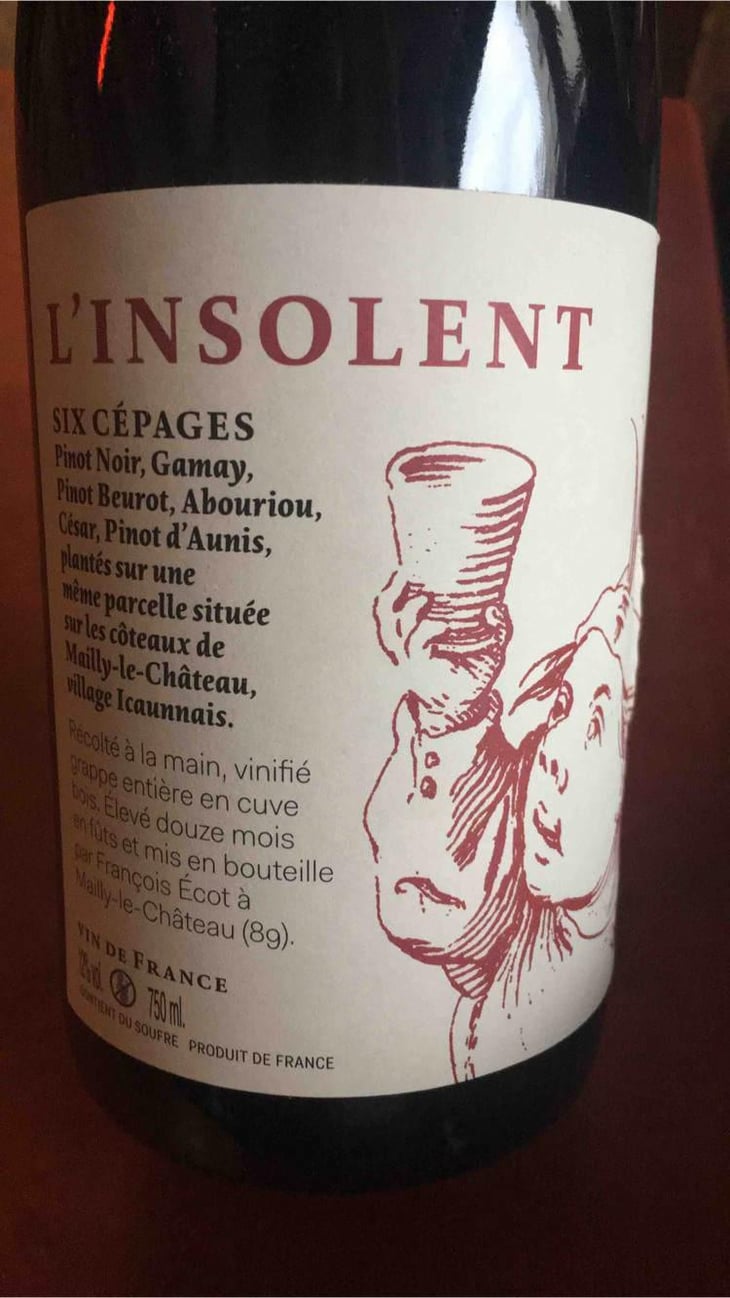 L'Insolent - Chai L'insolent - François Ecot 