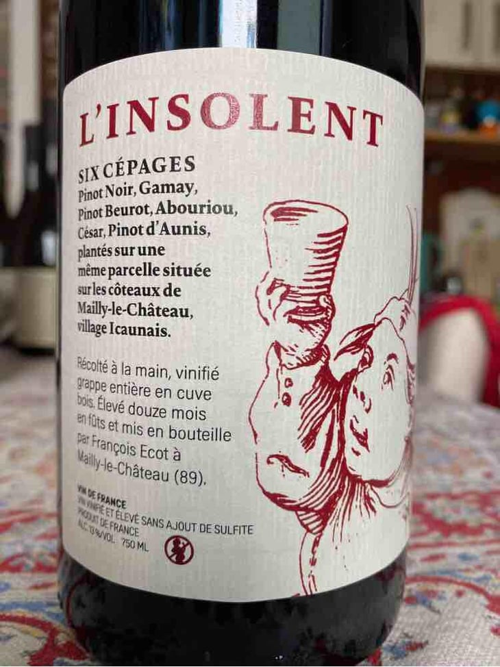 L'Insolent - Chai L'insolent - François Ecot 