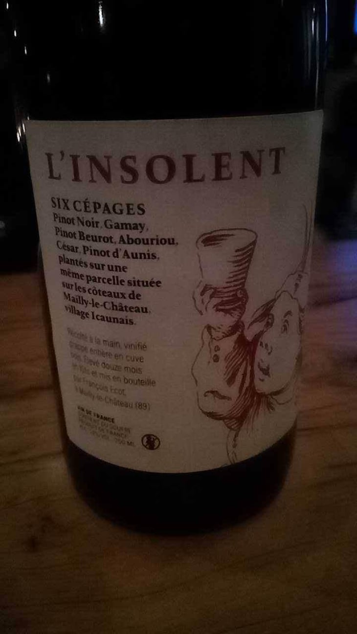 L'Insolent - Chai L'insolent - François Ecot 