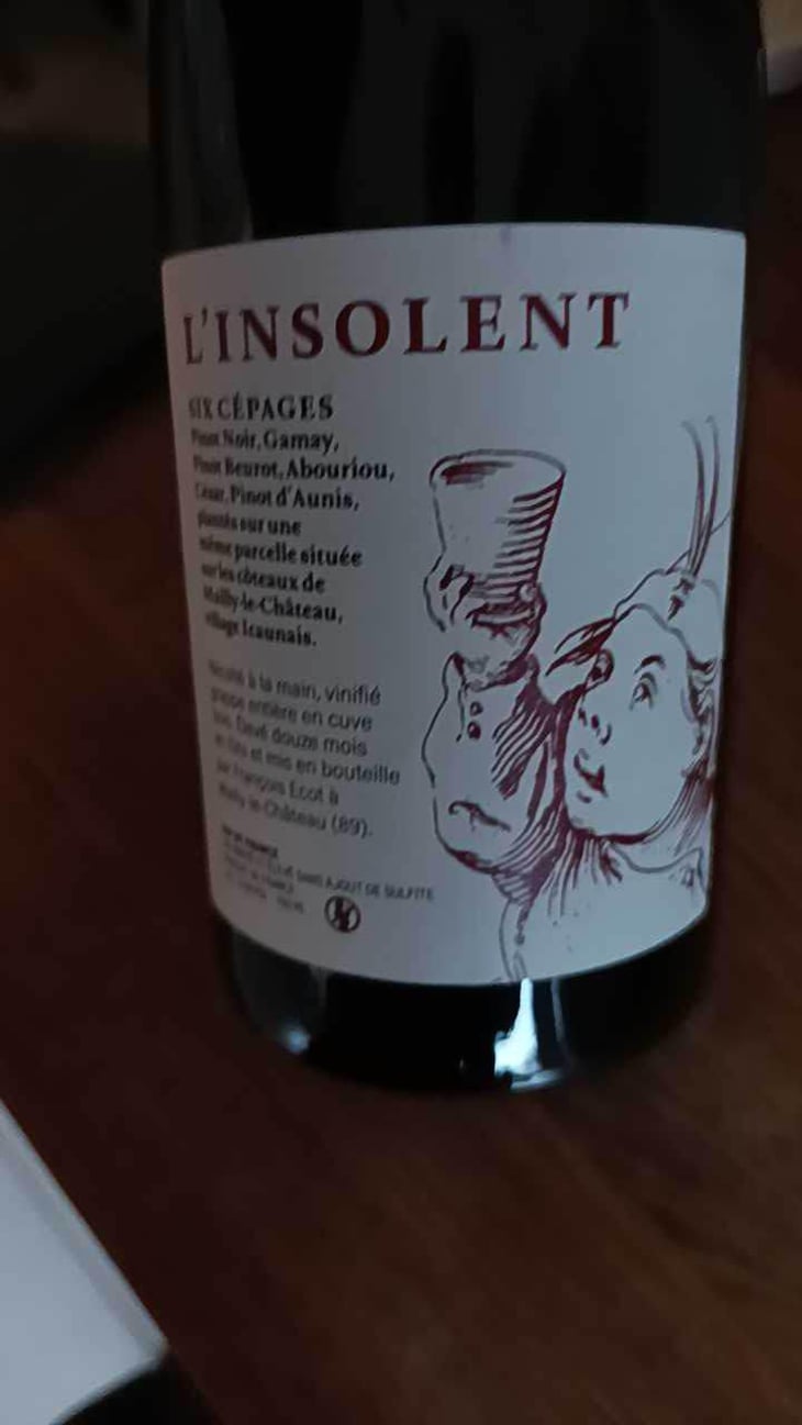 L'Insolent - Chai L'insolent - François Ecot 