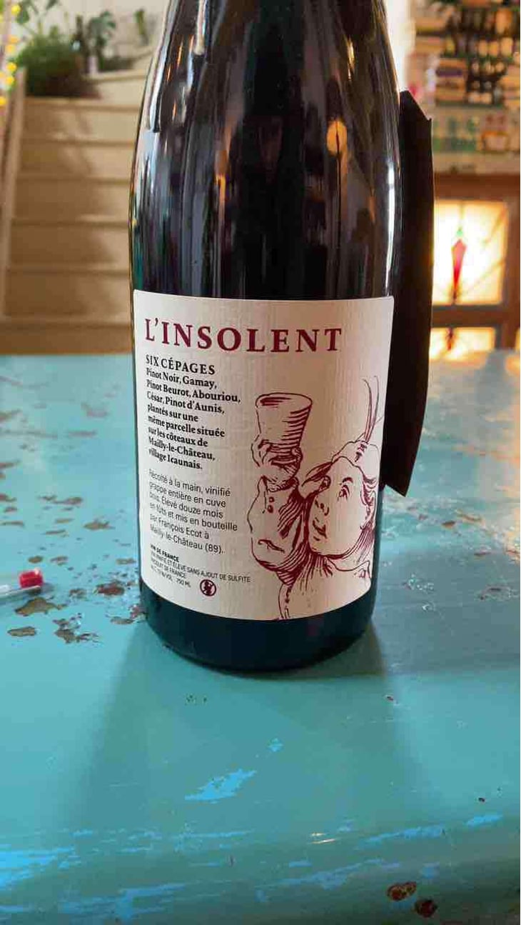 L'Insolent - Chai L'insolent - François Ecot 