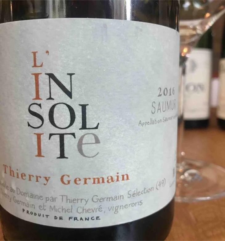 L’insolite - Domaine des Roches Neuves - Thierry et Louis Germain -2016