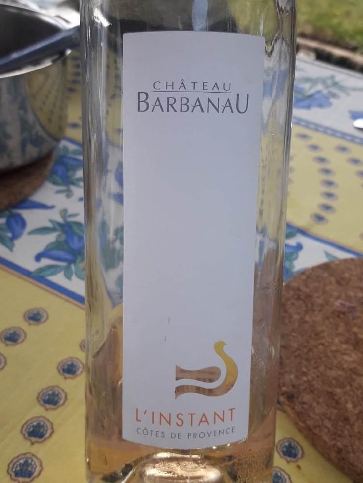 L'instant - Château Barbanau - SOPHIE & DIDIER SIMONINI-CERCIELLO 