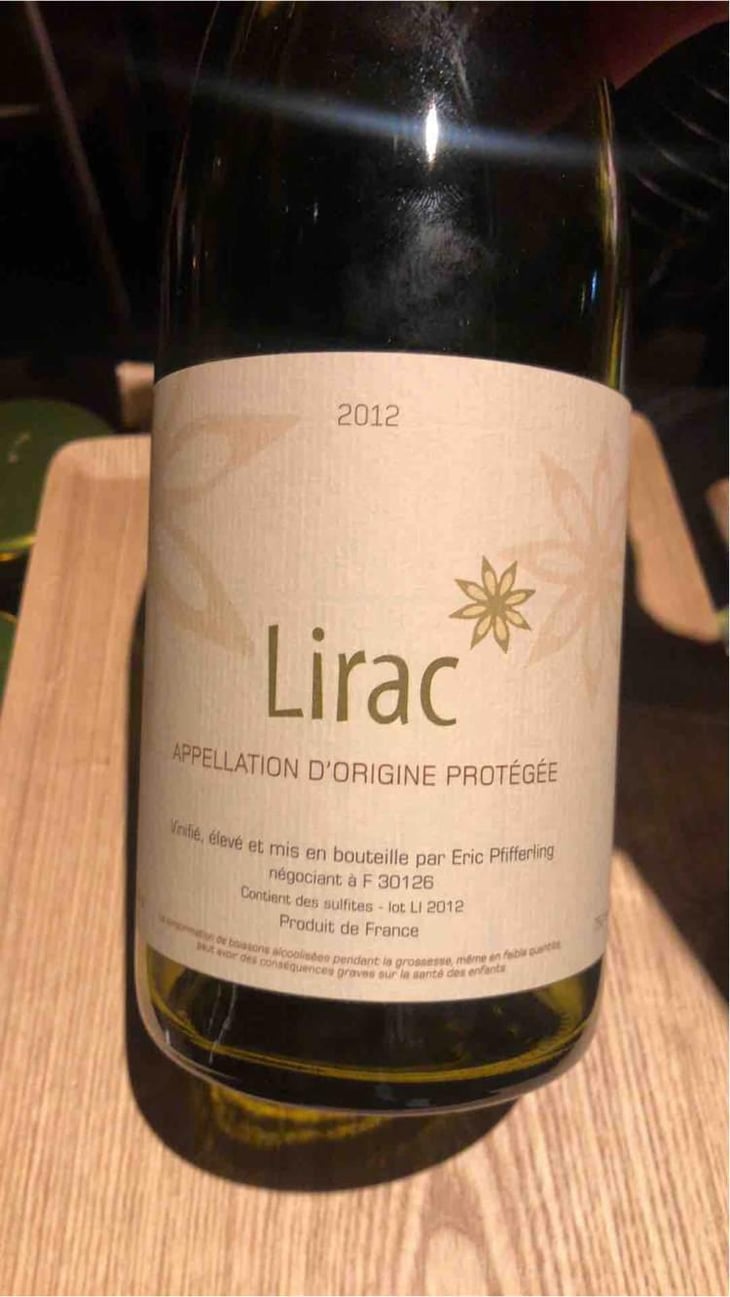 Lirac - Blanc - L'Anglore - Éric, Thibault & Joris Pfifferling 