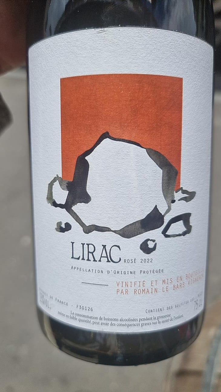 Lirac Rosé - Romain Le Bars - Romain Le Bars 