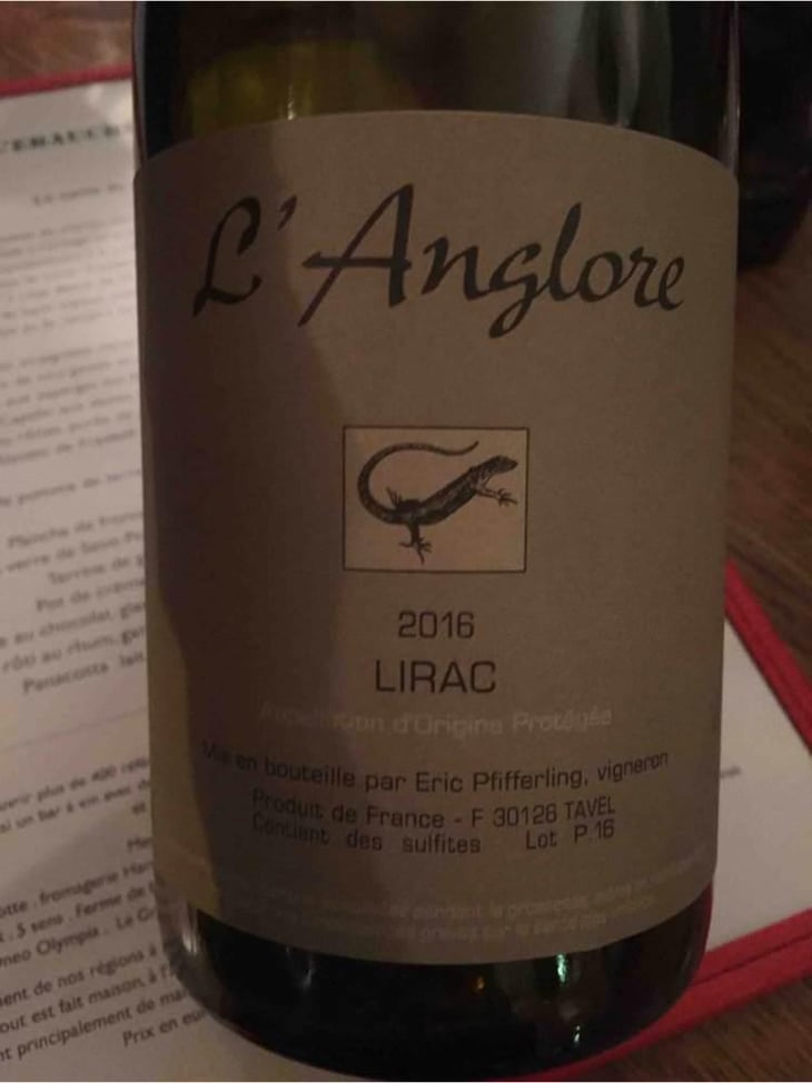 Lirac - Rouge - L'Anglore - Éric, Thibault & Joris Pfifferling 