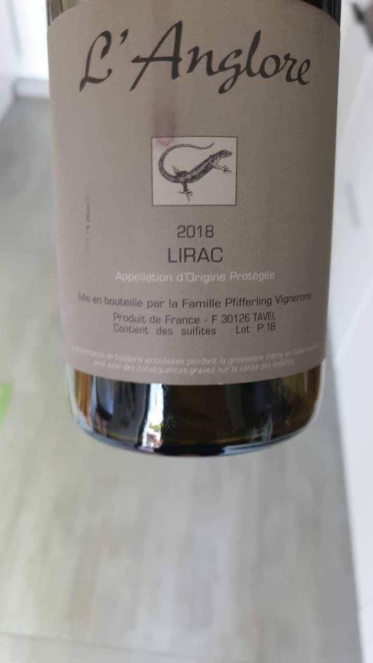 Lirac - Rouge - L'Anglore - Éric, Thibault & Joris Pfifferling 