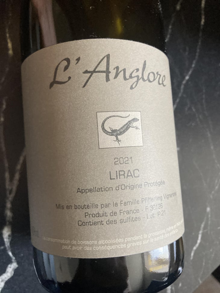 Lirac - Rouge - L'Anglore - Éric, Thibault & Joris Pfifferling 