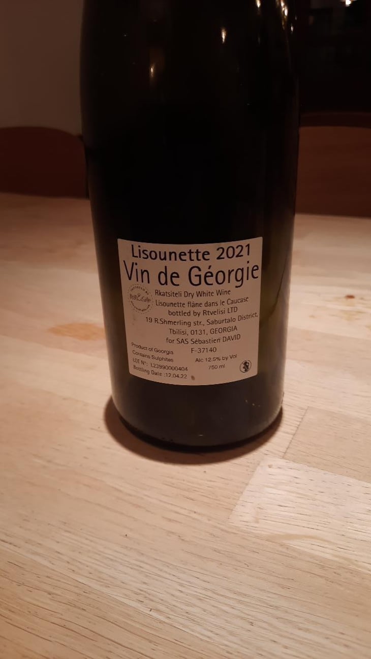 Lisounette - Georgie - Domaine Sébastien David - Sébastien David -2021