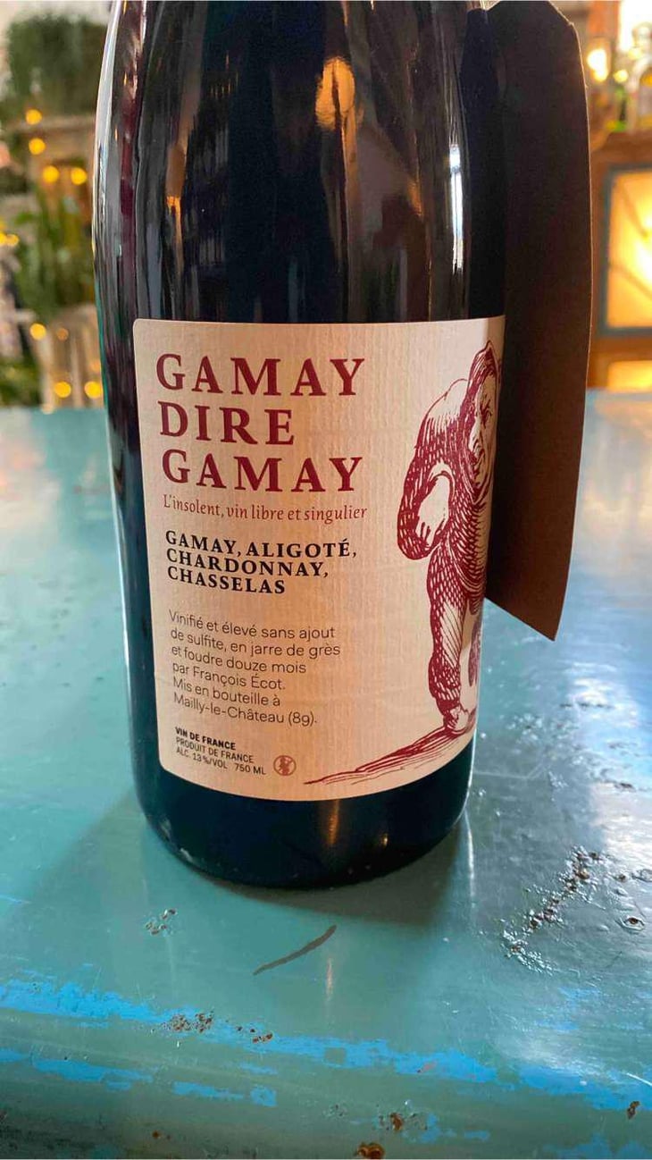 Gamay Dire Gamay - Chai L'insolent - François Ecot -2020