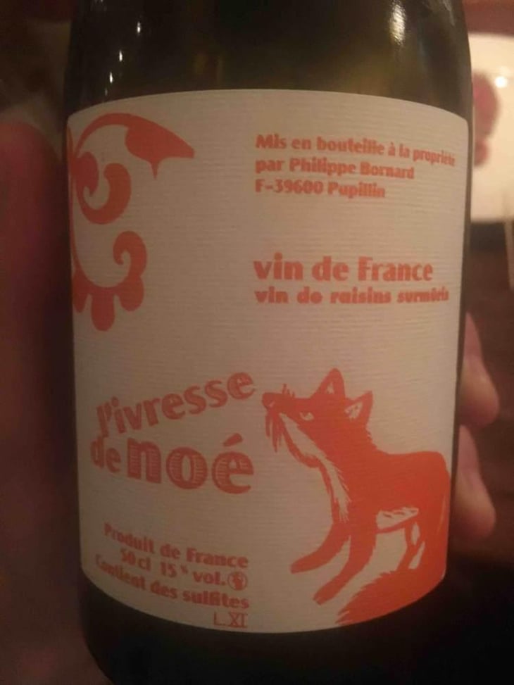 L'Ivresse de Noé (doux) - Domaine Bornard - Tony Bornard 