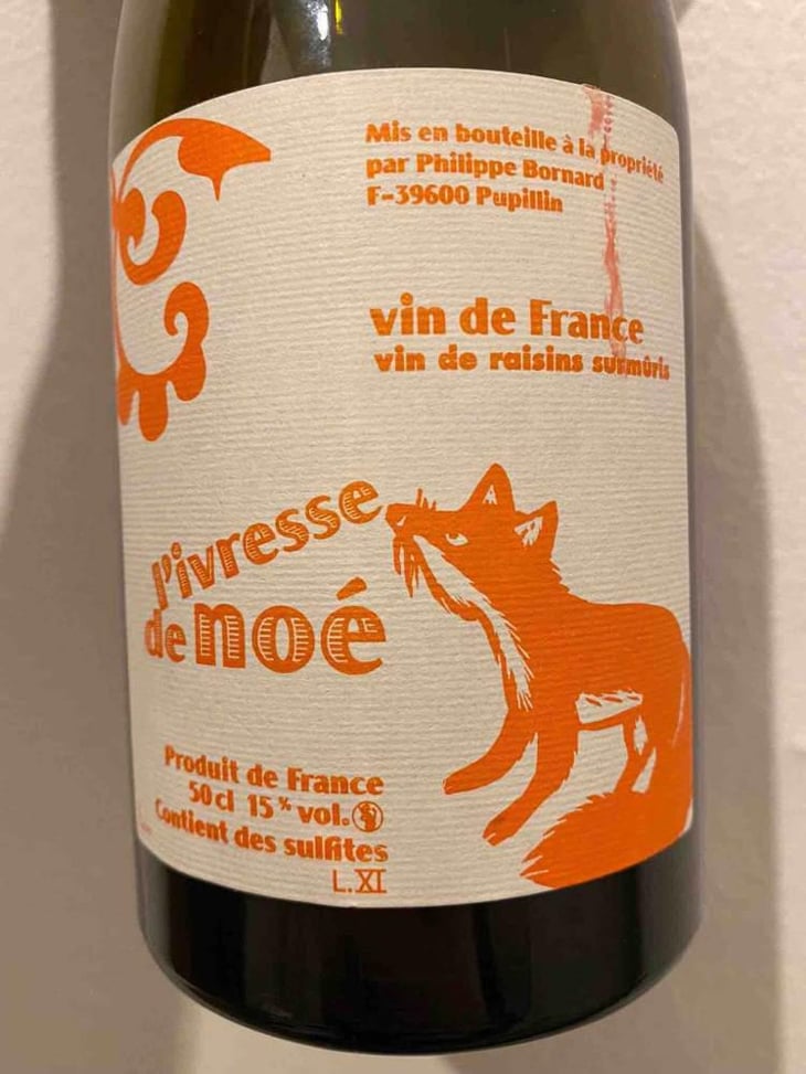 L'Ivresse de Noé (doux) - Domaine Bornard - Tony Bornard 