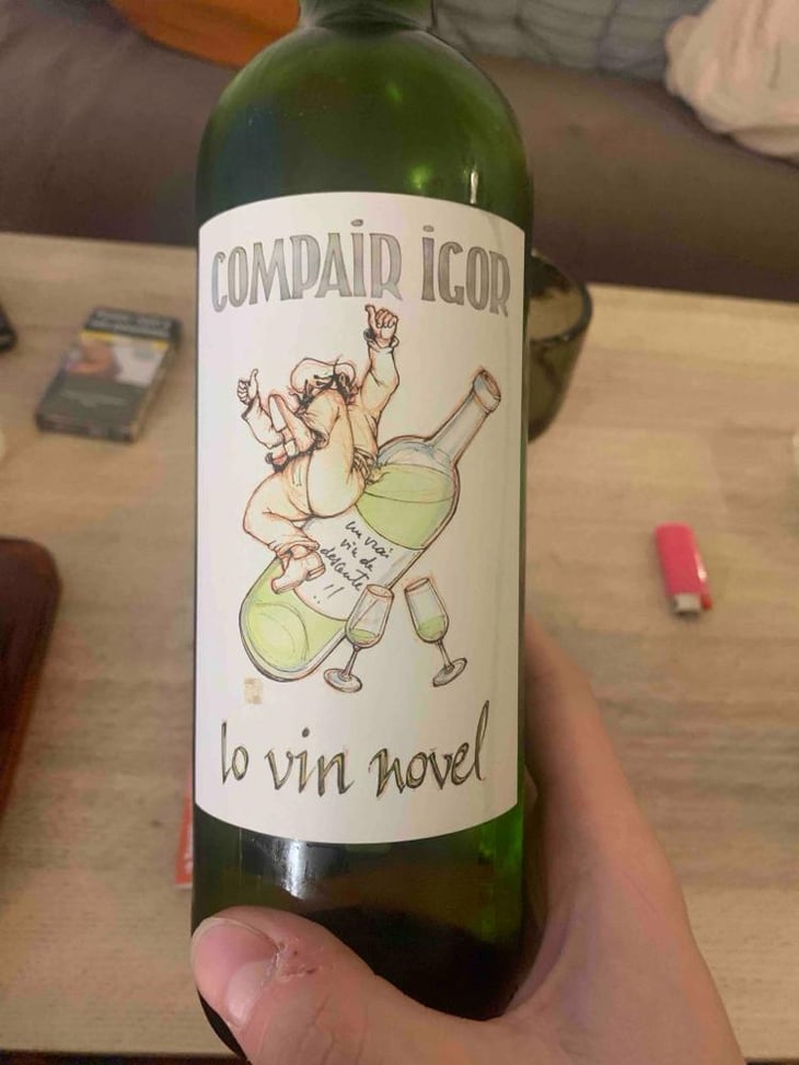 Lo vin Novel - Le Jonc Blanc - Isabelle Carles & Franck Pascal 