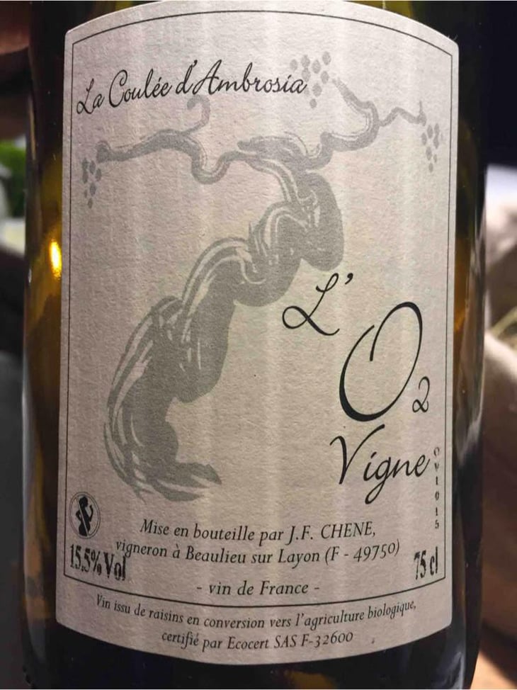L'O2 Vigne - La Coulée d'Ambrosia - Jean-François Chéné 