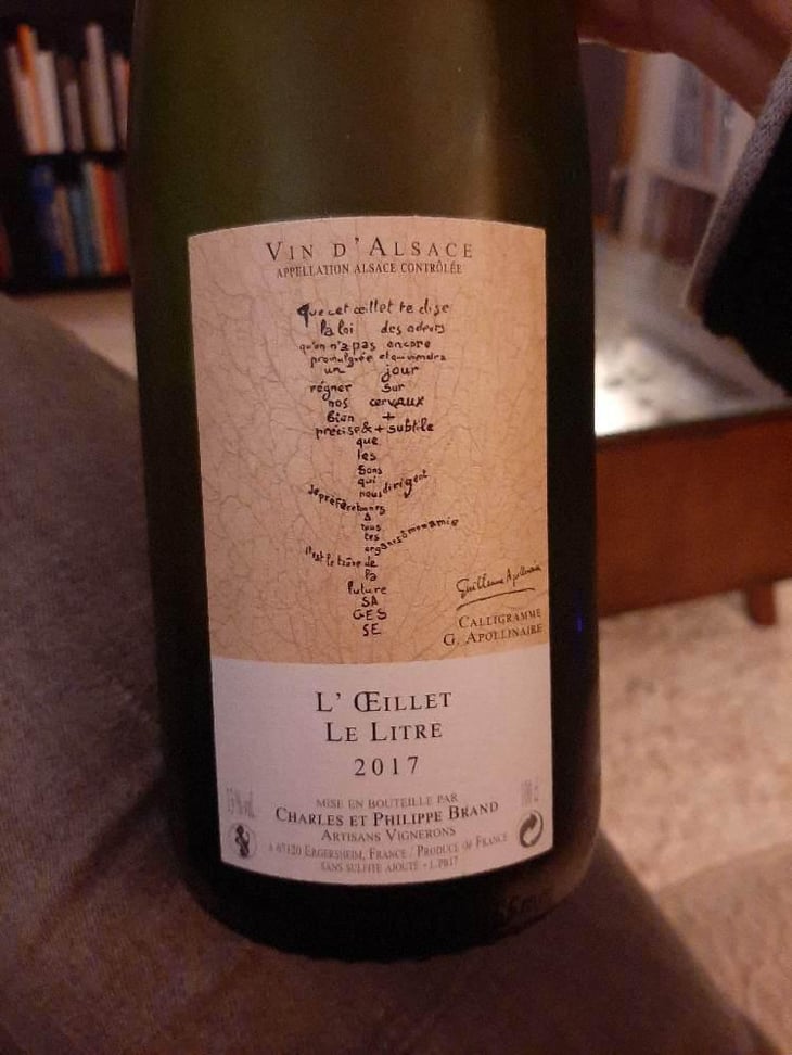 L'Oeillet - Domaine Brand & Fils - Philippe Brand 