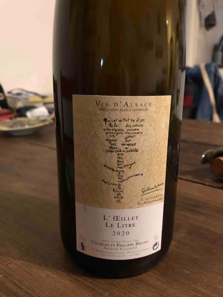 L'Oeillet - Domaine Brand & Fils - Philippe Brand 