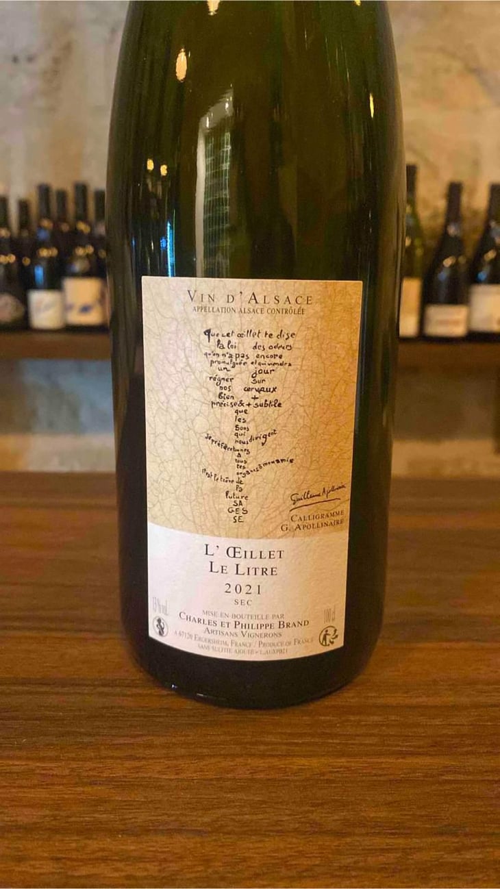 L'Oeillet - Domaine Brand & Fils - Philippe Brand 