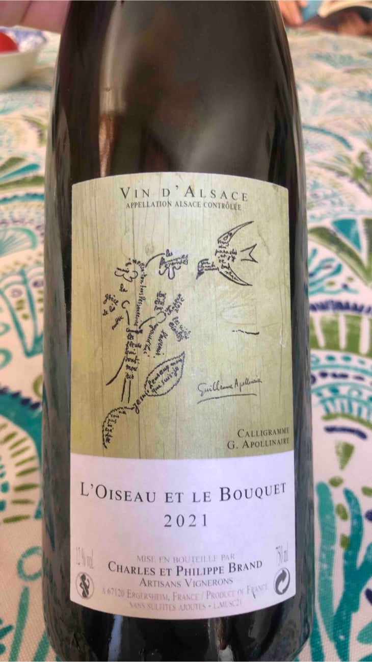 L'Oiseau et le Bouquet - Domaine Brand & Fils - Philippe Brand 