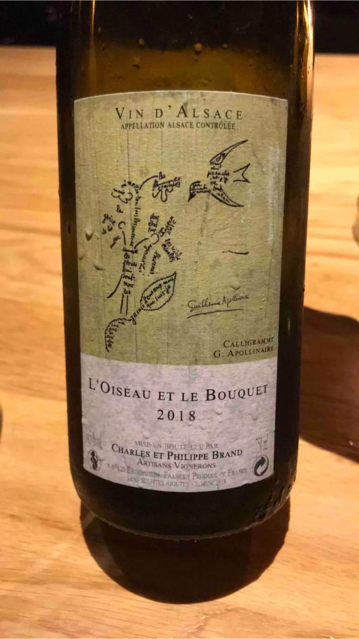L'Oiseau et le Bouquet - Domaine Brand & Fils - Philippe Brand 