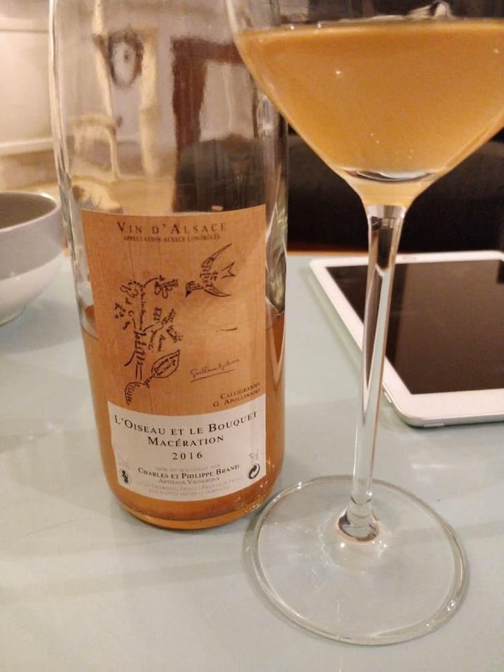 L'Oiseau et le Bouquet Macération - Domaine Brand & Fils - Philippe Brand 