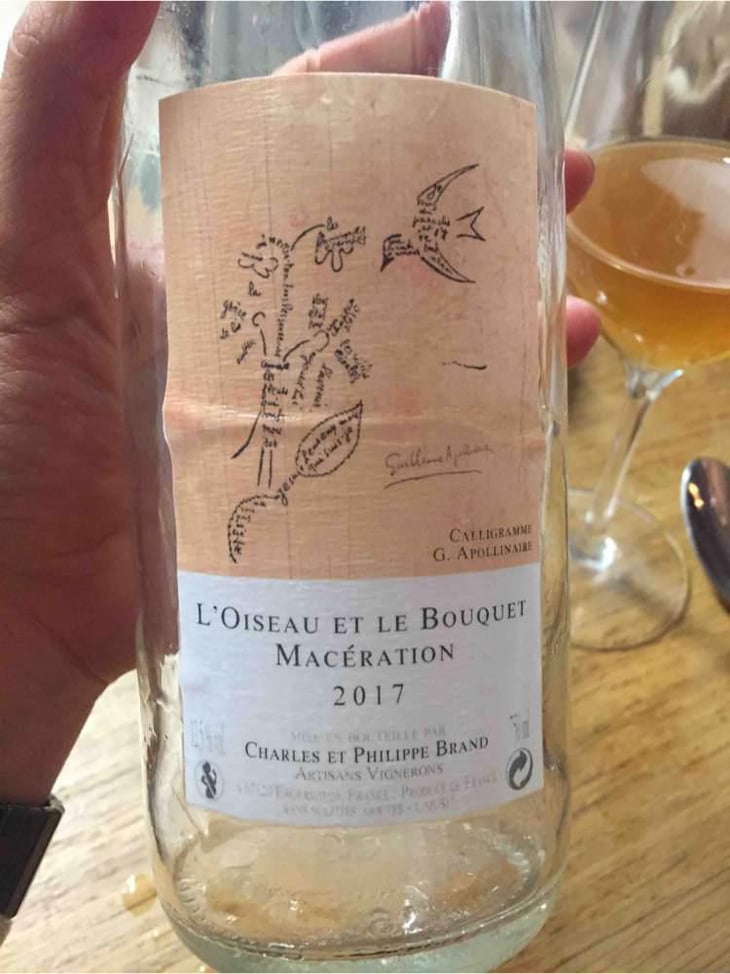 L'Oiseau et le Bouquet Macération - Domaine Brand & Fils - Philippe Brand 