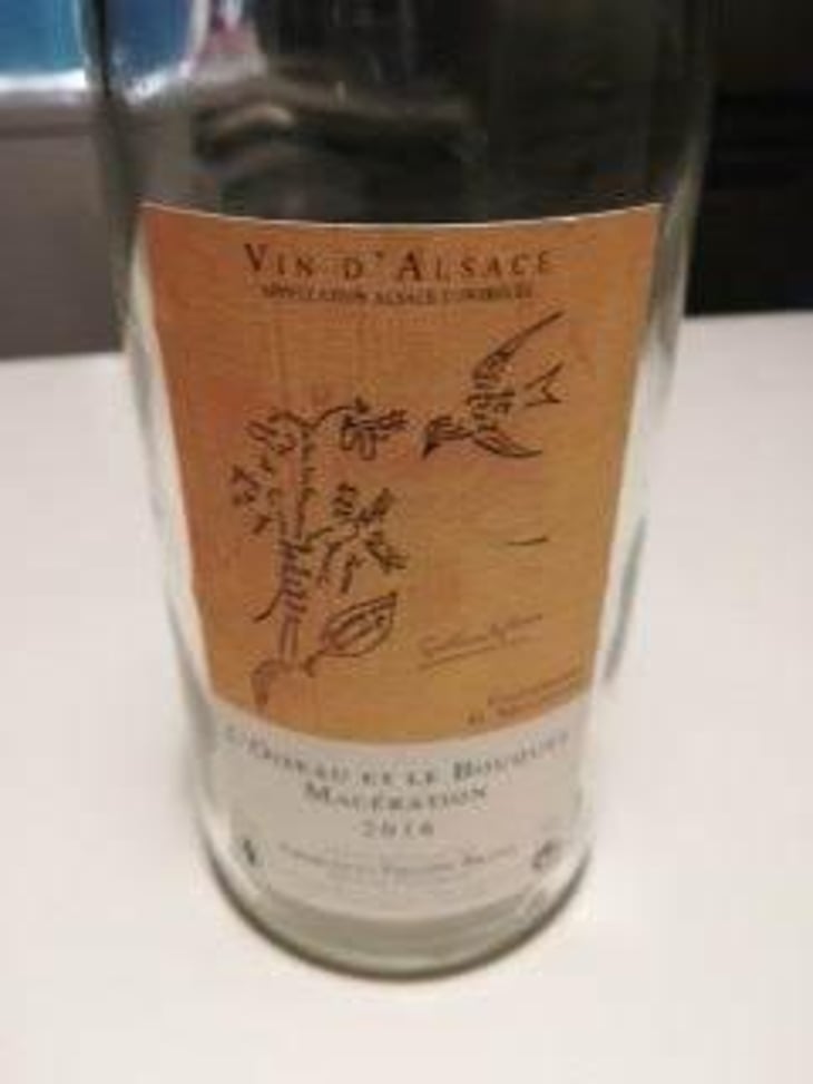 L'Oiseau et le Bouquet Macération - Domaine Brand & Fils - Philippe Brand 
