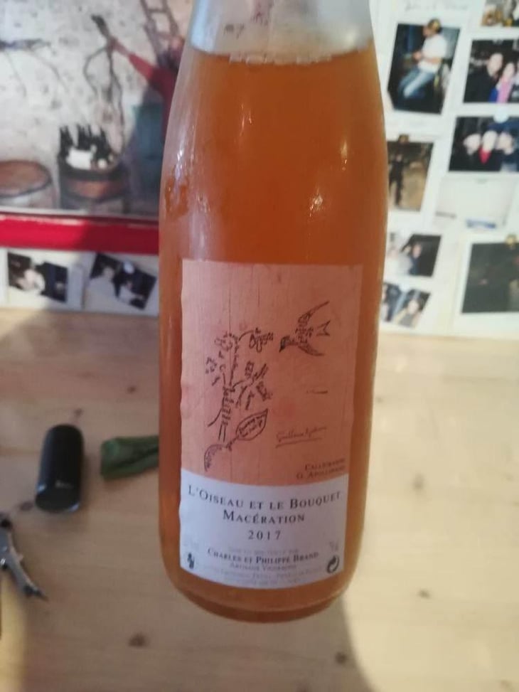 L'Oiseau et le Bouquet Macération - Domaine Brand & Fils - Philippe Brand 