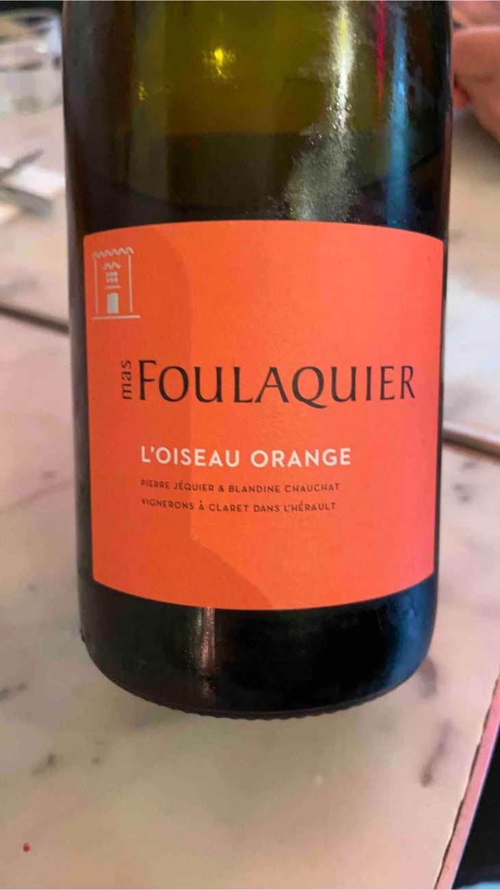 L'Oiseau Orange - Mas Foulaquier - Pierre Jequier & Blandine Chauchat 