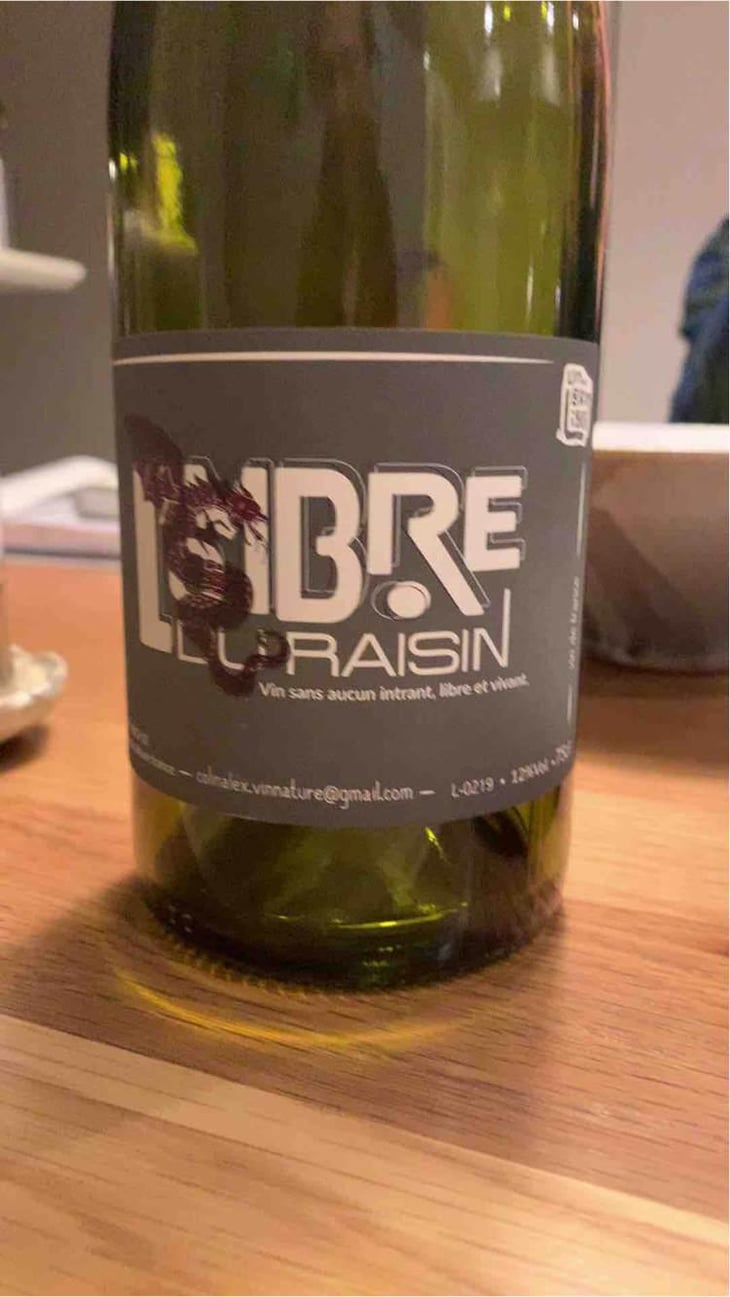 L'ombre du raisin - Un Brin Libre - Colin ALEX 