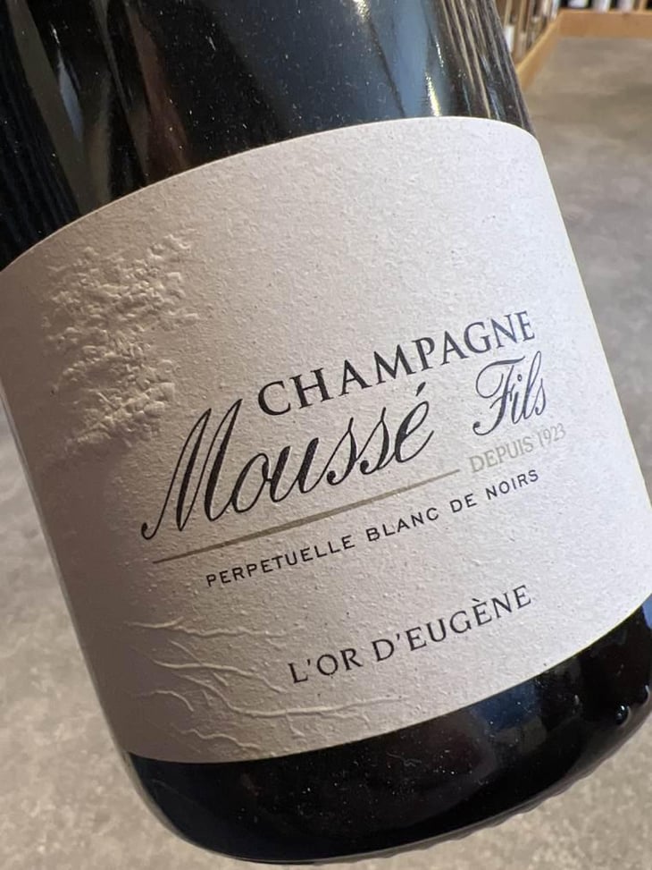 L'OR D'EUGENE - Champagne Moussé & Fils - Cédric Moussé 