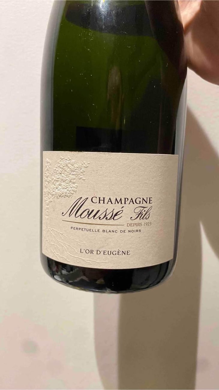 L'OR D'EUGENE - Champagne Moussé & Fils - Cédric Moussé 