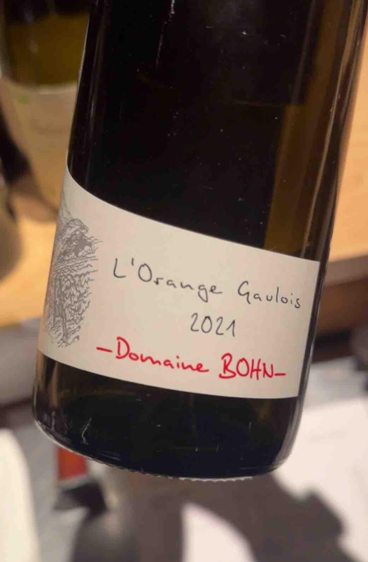 l'Orange gaulois - Domaine Bohn - Bernard & Arthur Bohn 