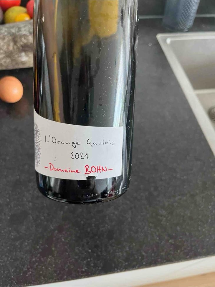 l'Orange gaulois - Domaine Bohn - Bernard & Arthur Bohn 
