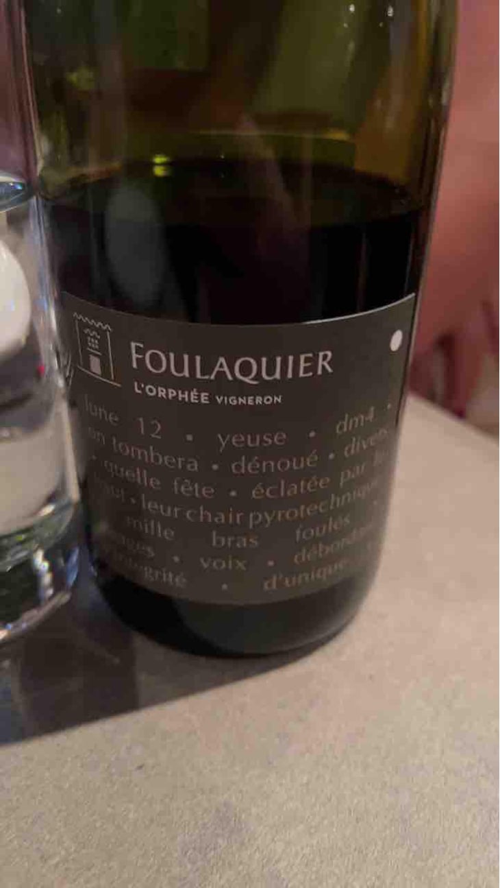 L'Orphée Vigneron - Mas Foulaquier - Pierre Jequier & Blandine Chauchat 