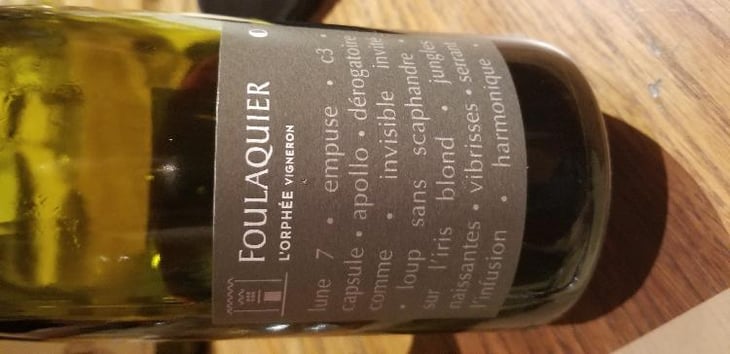 L'Orphée Vigneron - Mas Foulaquier - Pierre Jequier & Blandine Chauchat 