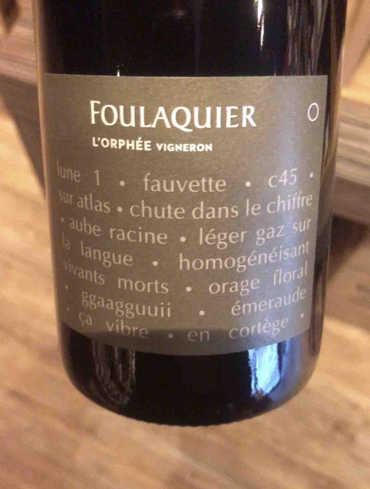 L'Orphée Vigneron - Mas Foulaquier - Pierre Jequier & Blandine Chauchat 
