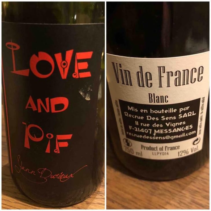 Love and Pif - Recrue des Sens - Yann Durieux 