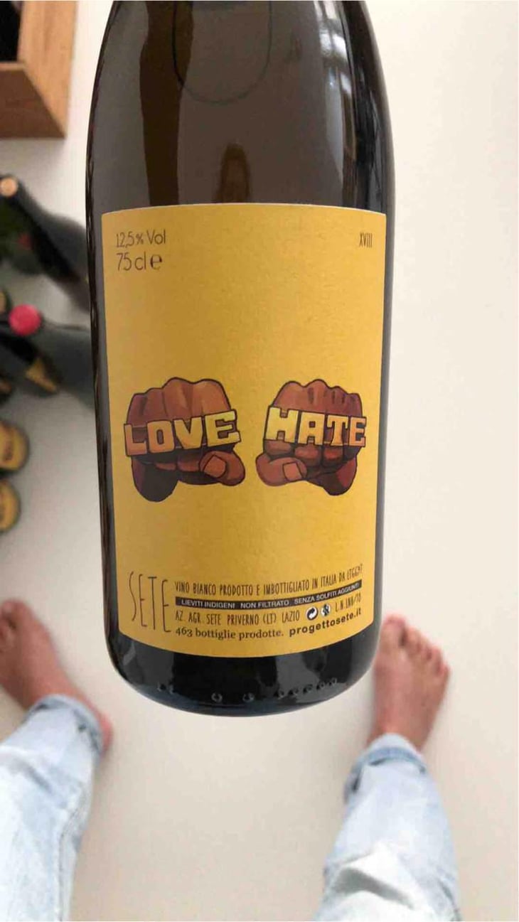 Love ‘N’ Hate - Sete - Vini Naturali - Emiliano Giorgi, Arcangelo Galuppi, Martina D’Alessio 