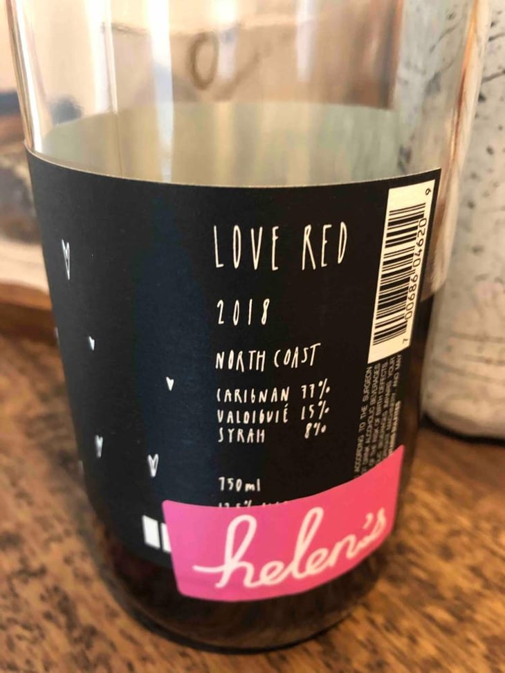 Love Red - Broc Cellars - Chris Brockway 