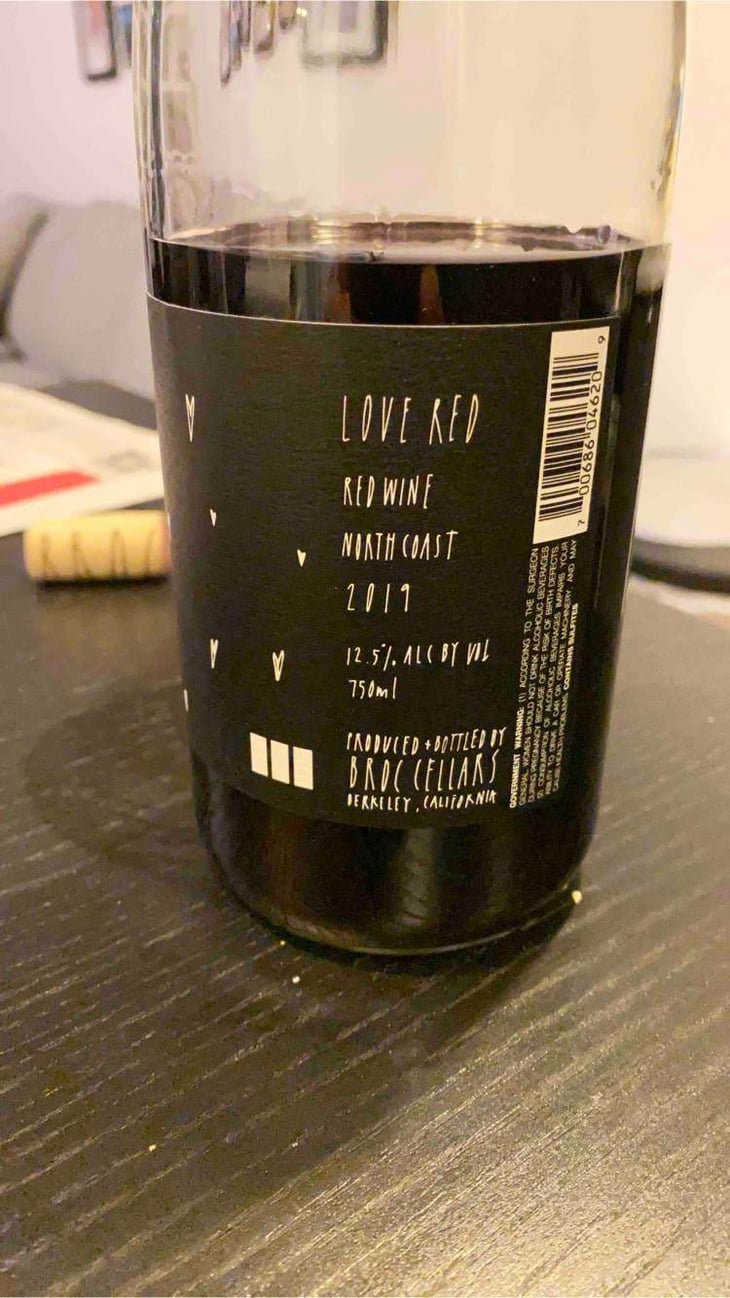 Love Red - Broc Cellars - Chris Brockway 