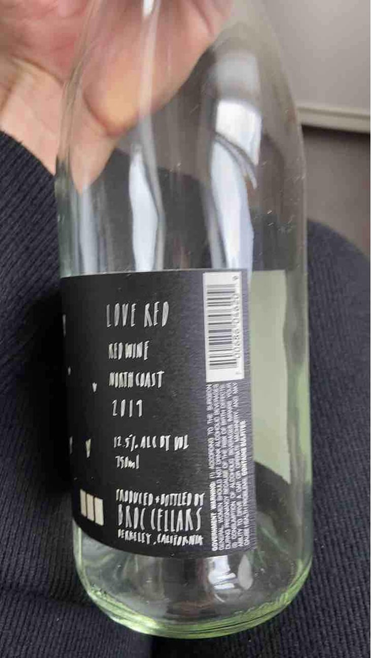 Love Red - Broc Cellars - Chris Brockway 
