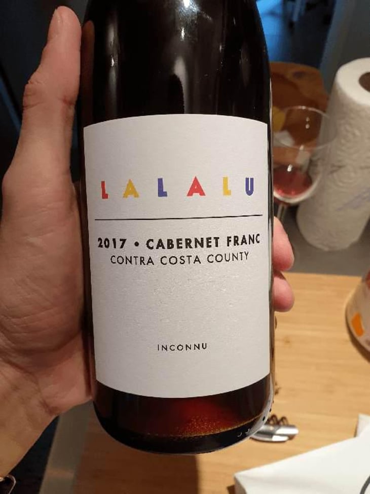 Lalalu Cabernet Franc - Inconnu Wine - Laura Brennan Bissell 