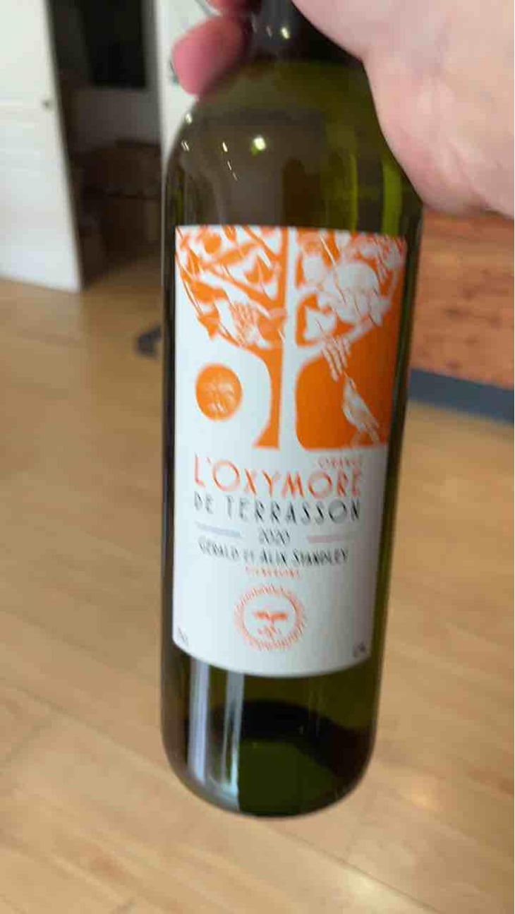 L’Oxymore Orange de Terrasson - Chateau Terrasson - Gérald & Alix Standley -2020