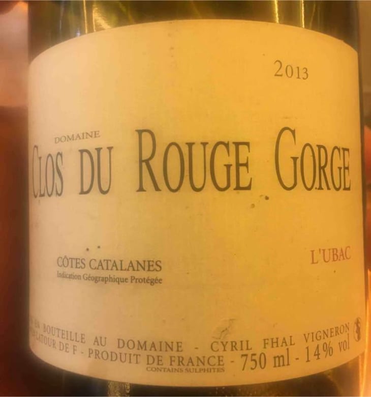 L'Ubac - Clos du Rouge Gorge - Cyril Fhal 