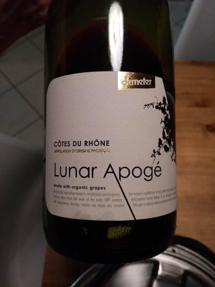 Lunar Apogé - Côtes Du Rhône - Sarl Biodynamic Wine 