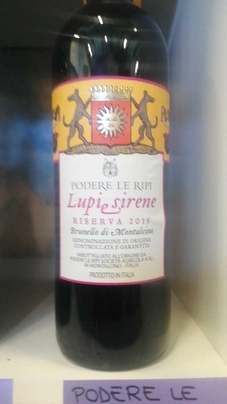 Lupi & Sirene Riserva - Podere Le Ripi - Sebastian Nasello 