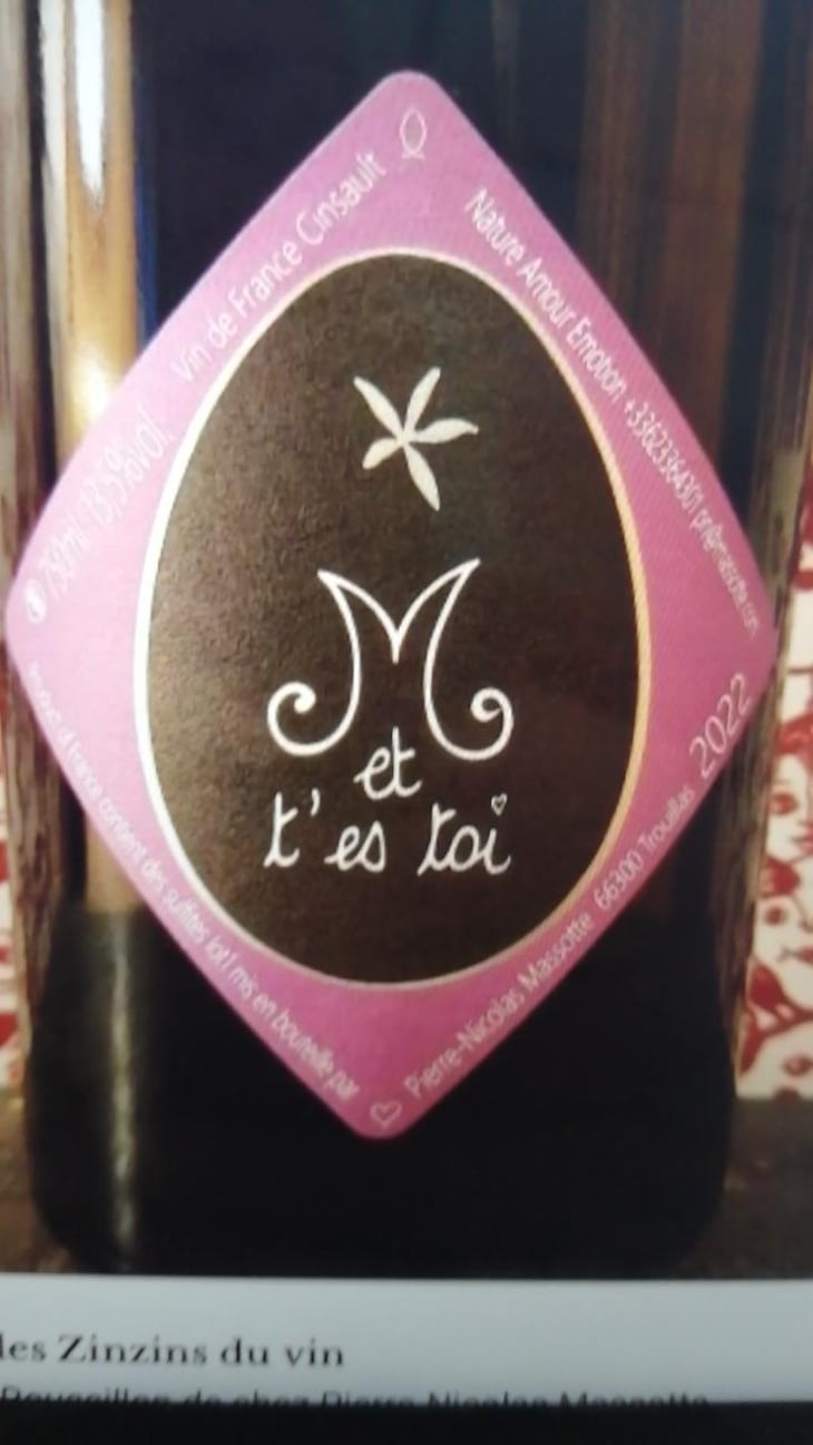 M et T'es Toi - Clos Massotte - Pierre Nicolas Massotte 