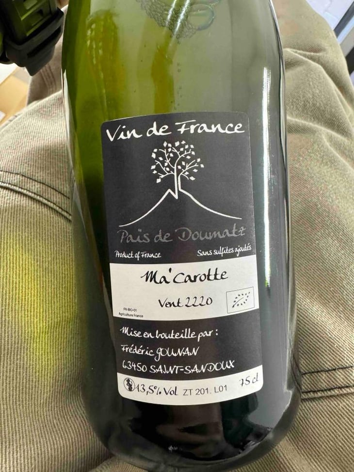 Ma ‘ carotte - Domaine de l'Arbre Blanc - Frédéric Gounan -2020