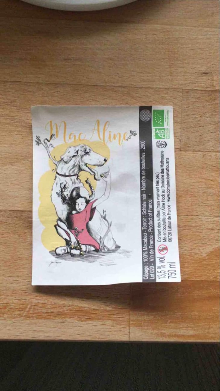MacAline - Domaine des Mathouans - Aline Hock 